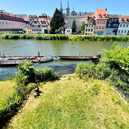 Barock Galeriehaus In Klein Venedig Am Fluss Mit Garten Apartmán