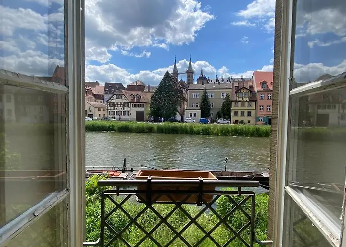 Διαμέρισμα Barock Galeriehaus In Klein Venedig Am Fluss Mit Garten