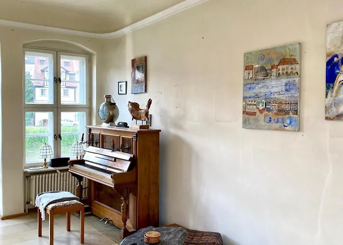 Διαμέρισμα Barock Galeriehaus In Klein Venedig Am Fluss Mit Garten Μπάμπεργκ